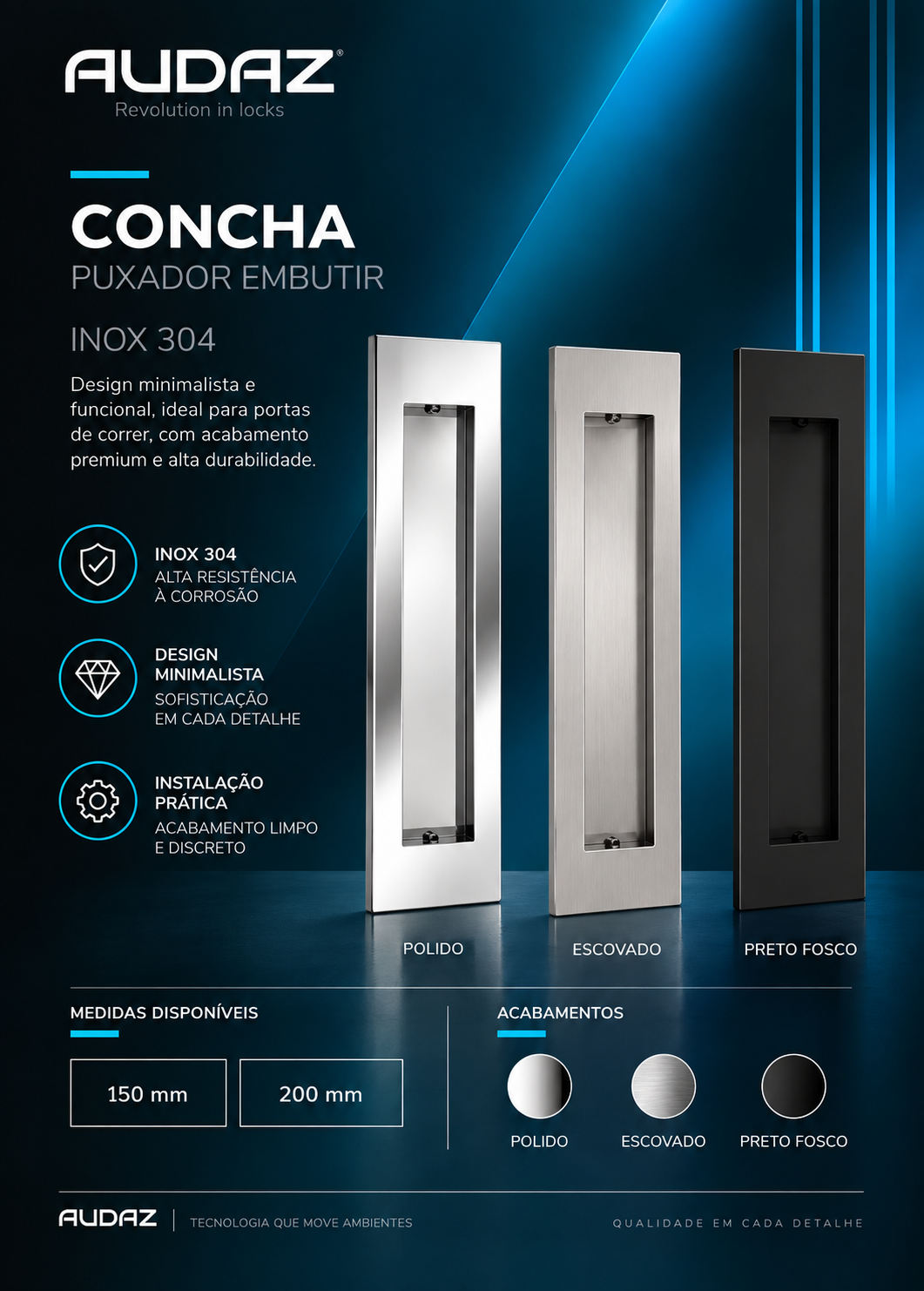 Conchas Inox